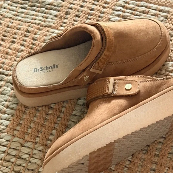 Dr Scholl’s Women's Chill Time Round Toe Platform Mules sling back clogs - Picture 3 of 7